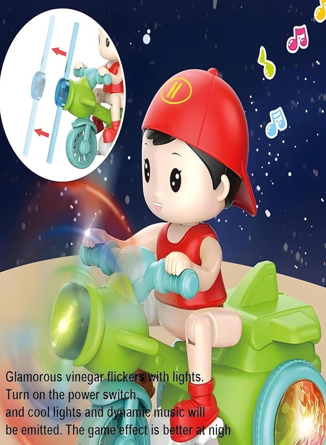 EUPHORIA Rk Toys Stunt Tricycle Toy for Kids | 360 Degree Rotation | 3D Light and Music | Fun Gift for Boys and Girls | Multicolor Toy for Entertainment for Kids - Image 3